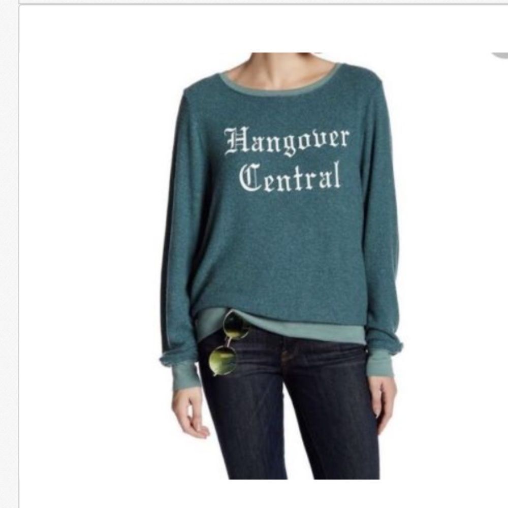 Wildfox Hangover Central  Pullover NWOT